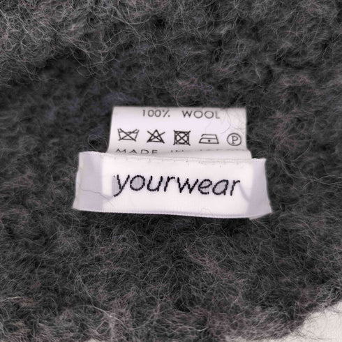YOURWEAR ウール ニットベレー帽 レディース
