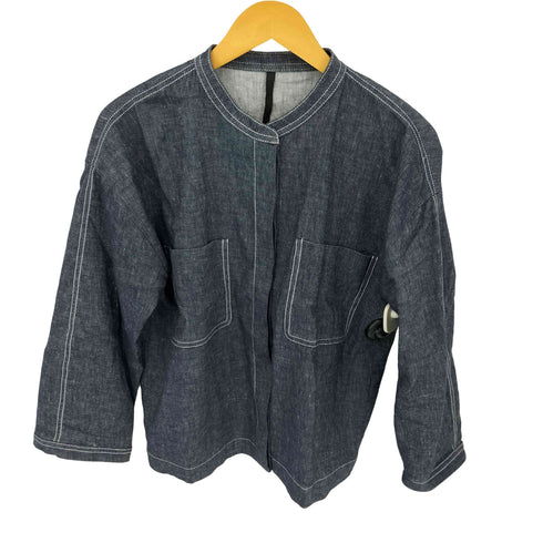 SARA LANZI AD2021 バンドカラーシャツ レディース import:S