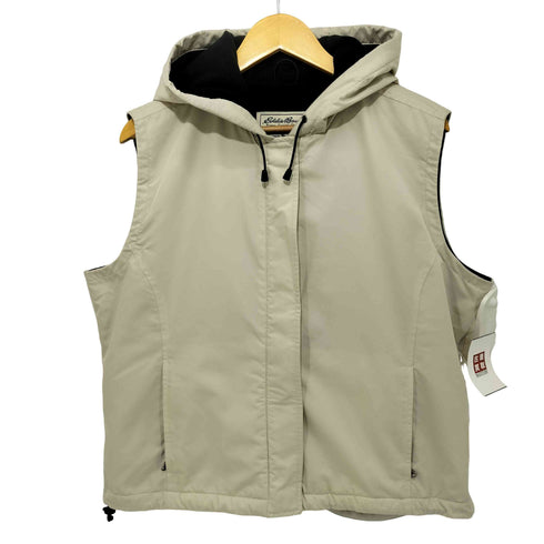 エディーバウアー Eddie Bauer 裏地フリース 比翼 フーデッド ベスト メンズ import:XL