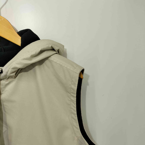 エディーバウアー Eddie Bauer 裏地フリース 比翼 フーデッド ベスト メンズ import:XL
