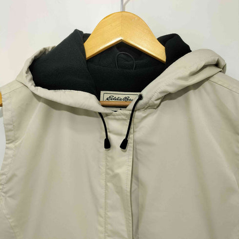 エディーバウアー Eddie Bauer 裏地フリース 比翼 フーデッド ベスト メンズ import:XL