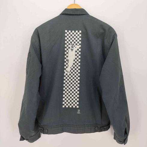 WORK WEAR CORPORATION 70s SCOVILL バックプリント 裏地キルティング ジップアップ ワークジャケット メンズ import:M