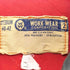 WORK WEAR CORPORATION 70s SCOVILL バックプリント 裏地キルティング ジップアップ ワークジャケット メンズ import:M