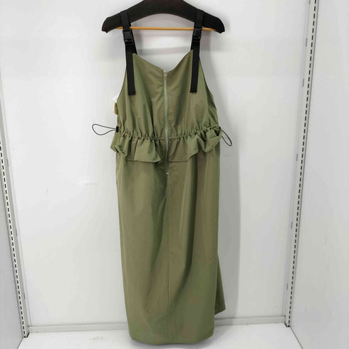 LAVEANGE バックルストラップペプラムジャンスカ レディース 3L