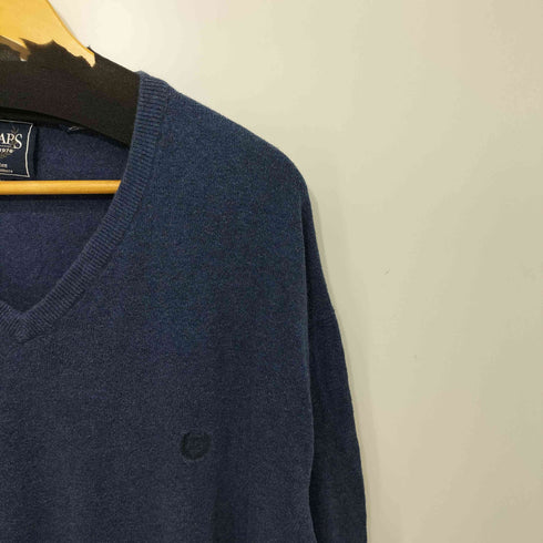 チャップス CHAPS カシミヤ混Vネックコットンニット メンズ XXL