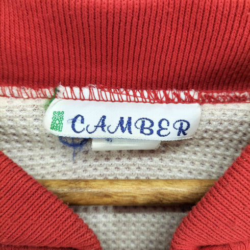キャンバー CAMBER 90s 初期タグ MADE IN USA 裏地サーマル スウェット ハイネックジップジャケット メンズ JPN:XXL
