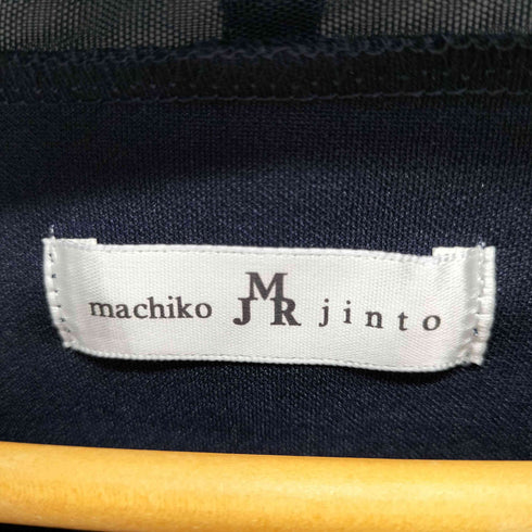 MACHIKO JINTO メッシュリブデザイン L/S トップス レディース LL
