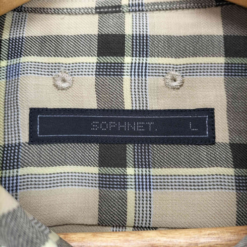 ソフネット SOPHNET. 24SS WOOL TWILL BAGGY SHIRT メンズ JPN:L