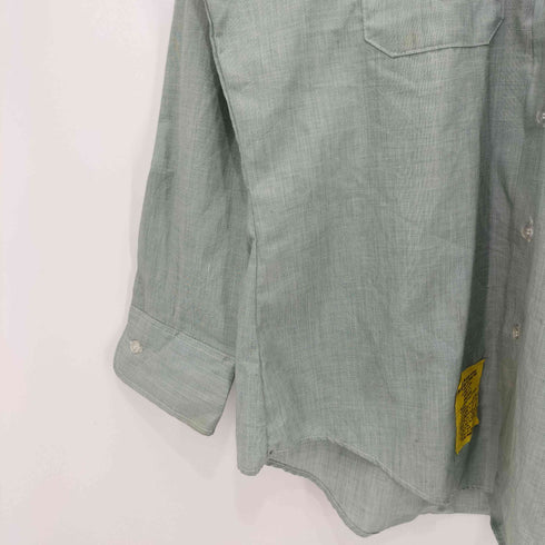 ユーエスアーミー U.S. ARMY 80s 81年製 エポレット ミリタリーL/S シャツ メンズ 16/33