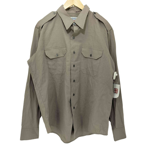 Logan Uniform Supply フラップポケット エポレット ミリタリーシャツ メンズ 17×38