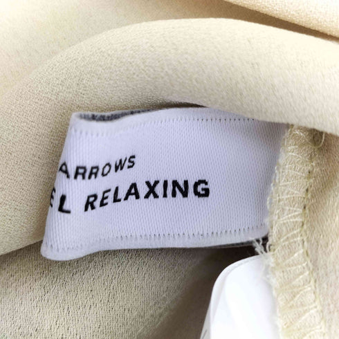 グリーンレーベルリラクシング GREEN LABEL RELAXING D PEノーカラー シャツ レディース ONE SIZE