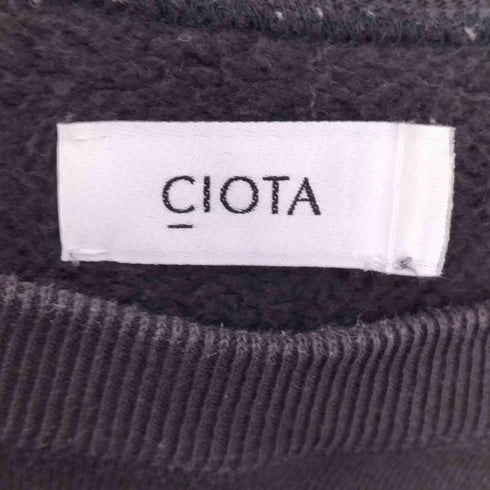 シオタ CIOTA スビン吊り裏毛クルーネックスウェットシャツ メンズ 6