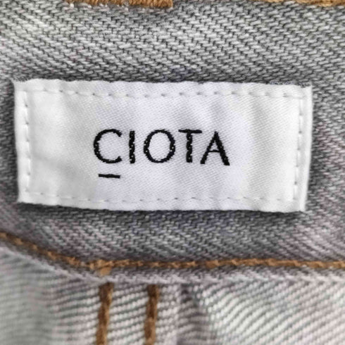 シオタ CIOTA 本藍スビンコットン 13.5oz ストレートデニム メンズ 33