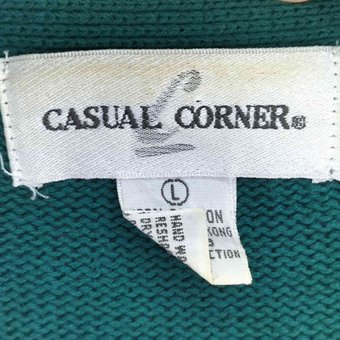 CASUAL CORNER コットンニットカーディガン メンズ import:L