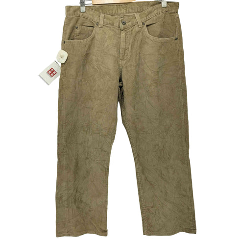 GREAT AMERICAN BLU JEANS メキシコ製 ジップアップ コーデュロイ パンツ メンズ 34×30