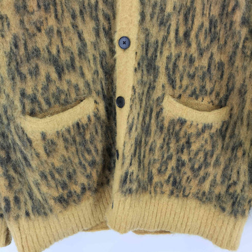 マインデニム MINEDENIM Kid Mohair Leopard Knit Long Cardigan メンズ JPN:2
