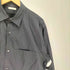 アルテリア ULTERIOR 24AW WASHED C/N CHAMBRAY POPLIN SHIRT ウォッシュド コットンナイロン シャンブレー ポプリンシャツ メンズ JPN:4