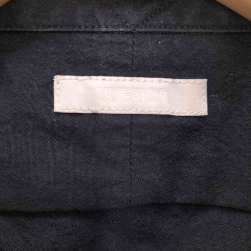 アルテリア ULTERIOR 24AW WASHED C/N CHAMBRAY POPLIN SHIRT ウォッシュド コットンナイロン シャンブレー ポプリンシャツ メンズ JPN:4