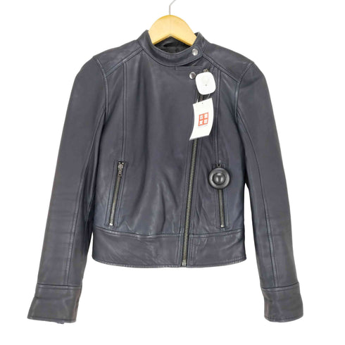 ギャップ Gap 00S レザーダブルライダースジャケット レディース XXS