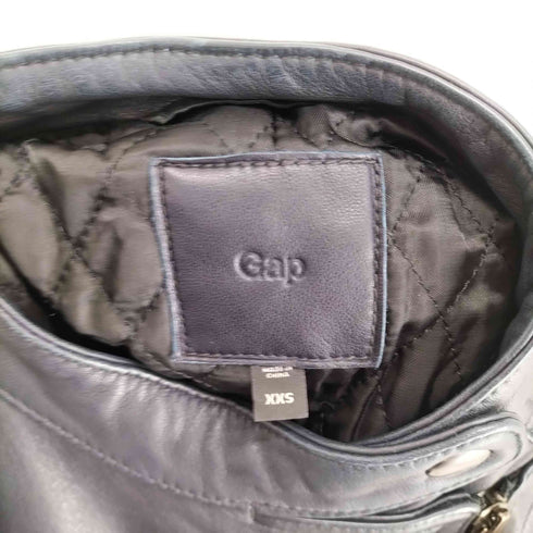 ギャップ Gap 00S レザーダブルライダースジャケット レディース XXS