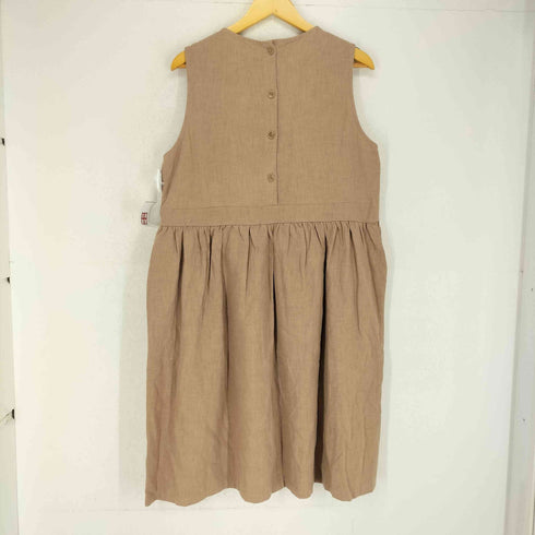 MY CLOSET レース装飾リネンワンピース レディース