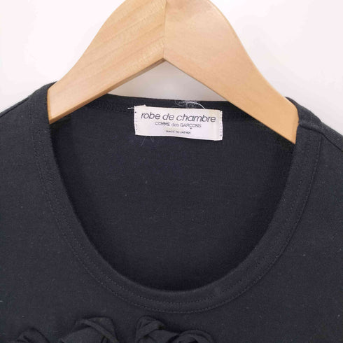 ローブドシャンブルコムデギャルソン robe de chambre COMME des GARCONS AD1997 90S バラ モチーフ S/S カットソー レディース