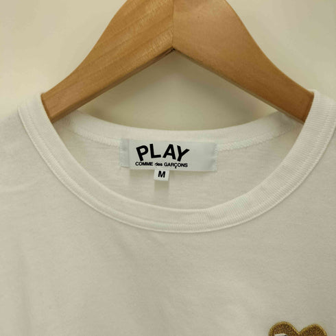 プレイコムデギャルソン PLAY COMME des GARCONS AD2015 ハートワッペン S/S クルーネック Tシャツ レディース JPN:M