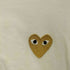 プレイコムデギャルソン PLAY COMME des GARCONS AD2015 ハートワッペン S/S クルーネック Tシャツ レディース JPN:M