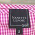 NANETTE LEPORE 裾刺繍ギンガムチェックスカート レディース 2