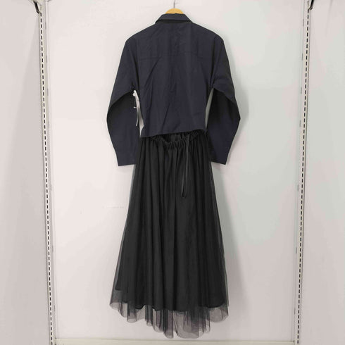 リエンダ rienda tulle combi SH OP シアーワンピース レディース JPN:M