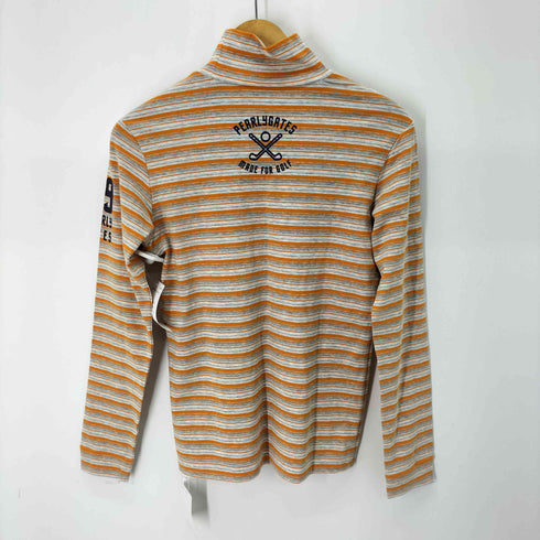パーリーゲイツ PEARLY GATES モックネック L/S ボーダーTシャツ レディース JPN:1