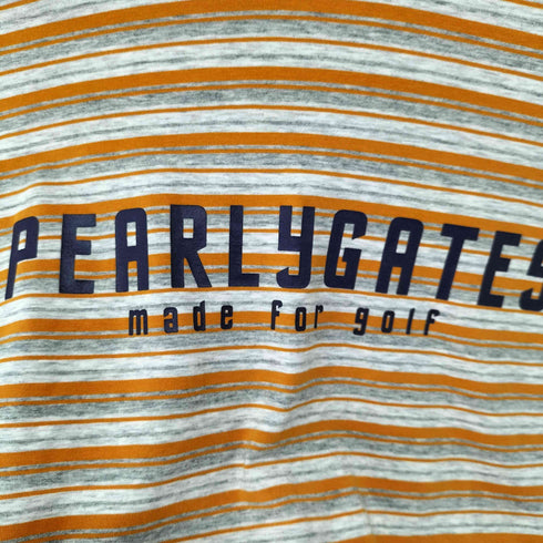 パーリーゲイツ PEARLY GATES モックネック L/S ボーダーTシャツ レディース JPN:1