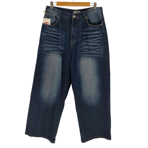 BITTHDAY USED加工 ワイドデニムパンツ メンズ JPN:L