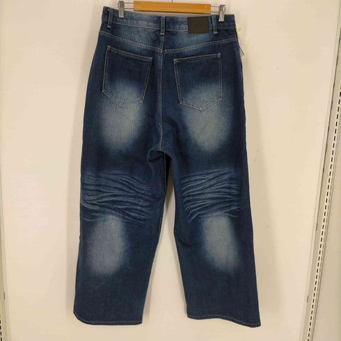 BITTHDAY USED加工 ワイドデニムパンツ メンズ JPN:L