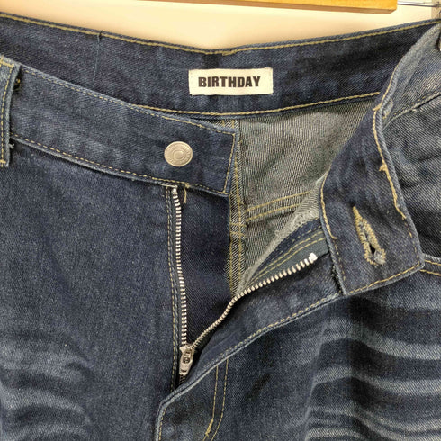 BITTHDAY USED加工 ワイドデニムパンツ メンズ JPN:L