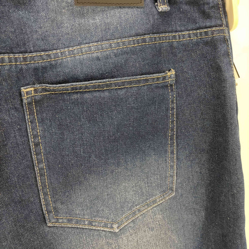 BITTHDAY USED加工 ワイドデニムパンツ メンズ JPN:L