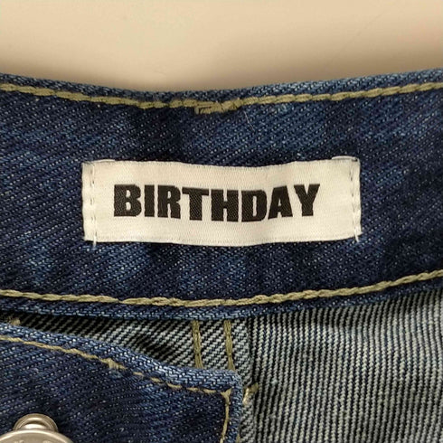 BITTHDAY USED加工 ワイドデニムパンツ メンズ JPN:L