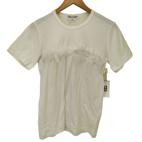 コムデギャルソンコムデギャルソン COMME des GARCONS COMME des GARCONS AD2013 14SS レース フリル 切替 S/S カットソー レディース JPN:M