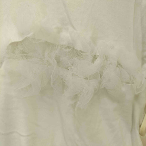 コムデギャルソンコムデギャルソン COMME des GARCONS COMME des GARCONS AD2013 14SS レース フリル 切替 S/S カットソー レディース JPN:M