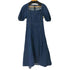 ザラ ZARA パフスリーブデニムワンピース レディース import:M