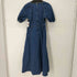 ザラ ZARA パフスリーブデニムワンピース レディース import:M