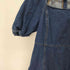 ザラ ZARA パフスリーブデニムワンピース レディース import:M