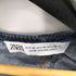 ザラ ZARA パフスリーブデニムワンピース レディース import:M