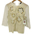 トリココムデギャルソン tricot COMME des GARCONS AD2013 13AW スパンコール フラワー モチーフ S/S カットソー レディース