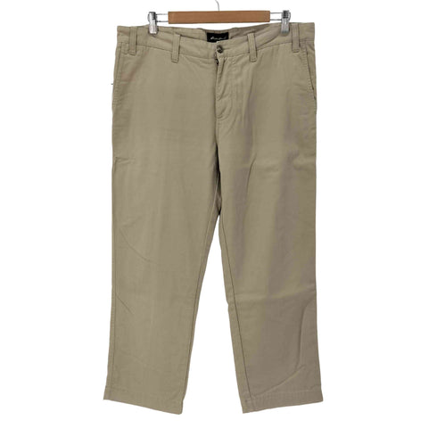 エディーバウアー Eddie Bauer 裏地チェック ワイドチノパンツ メンズ 38/30