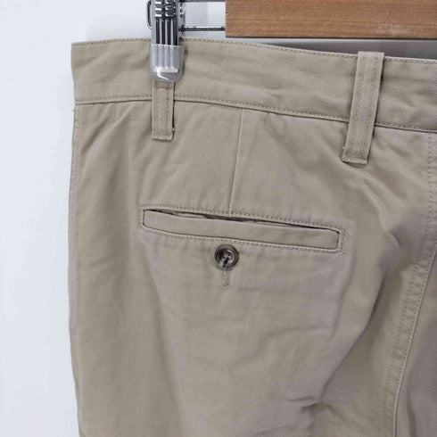 エディーバウアー Eddie Bauer 裏地チェック ワイドチノパンツ メンズ 38/30