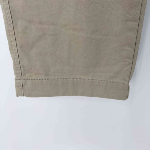 エディーバウアー Eddie Bauer 裏地チェック ワイドチノパンツ メンズ 38/30