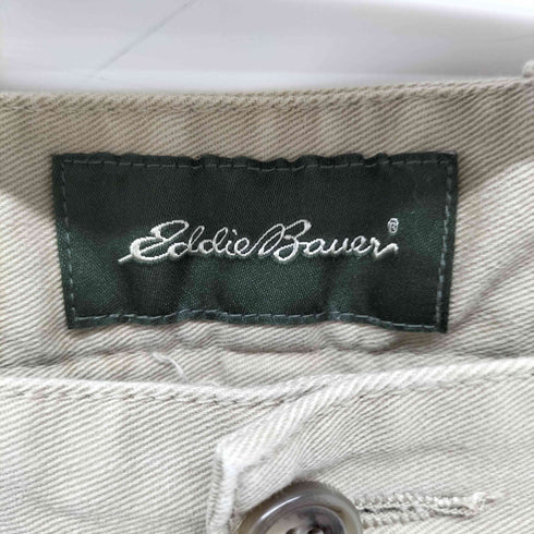 エディーバウアー Eddie Bauer 裏地チェック ワイドチノパンツ メンズ 38/30