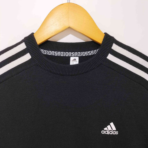 アディダス adidas GOLF スリーストライプス 長袖クルーネックセーター レディース JPN:M