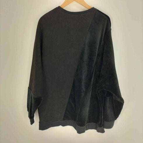 ノーアイディー NO ID. 21AW エコファー 切替 ドルマンスリーブ C/N プルオーバー メンズ ONE SIZE